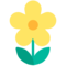 Blossom emoji on Mozilla